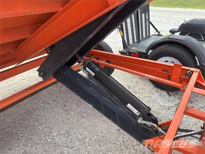 MMDI 7 ft S/A Dump Utility Trailer Bañera