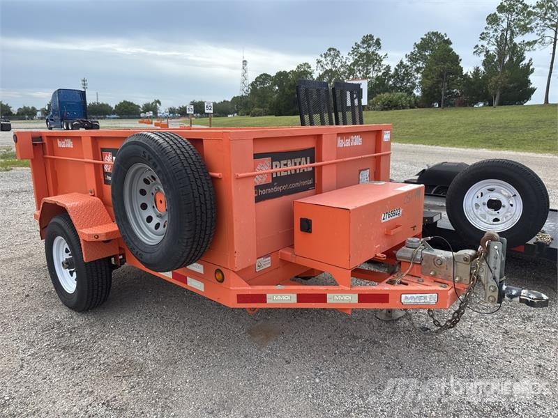 MMDI 7 ft S/A Dump Utility Trailer Bañera