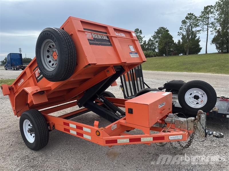 MMDI 7 ft S/A Dump Utility Trailer Bañera