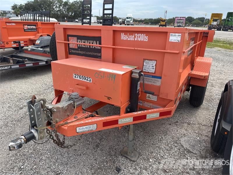 MMDI 7 ft S/A Dump Utility Trailer Bañera