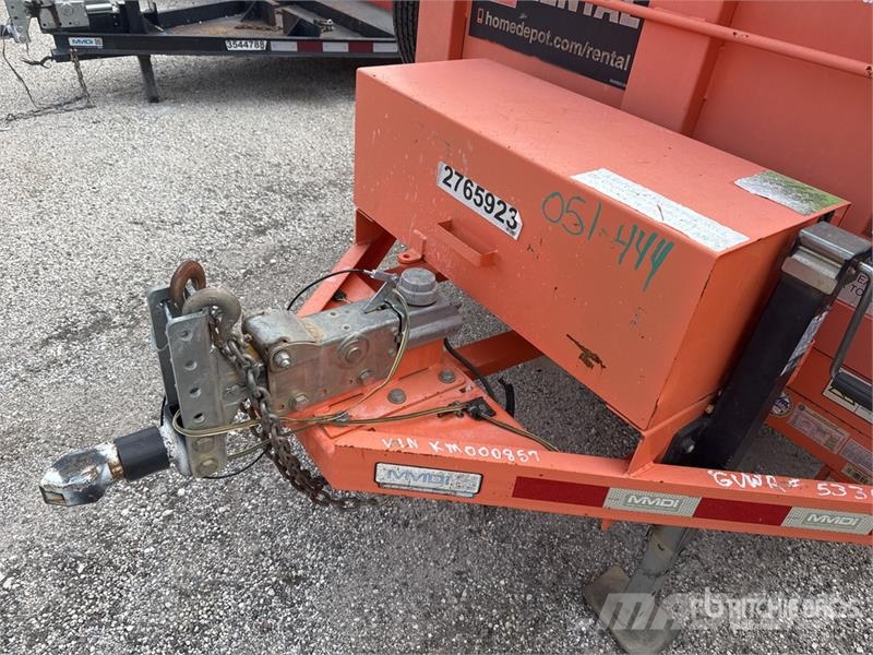 MMDI 7 ft S/A Dump Utility Trailer Bañera