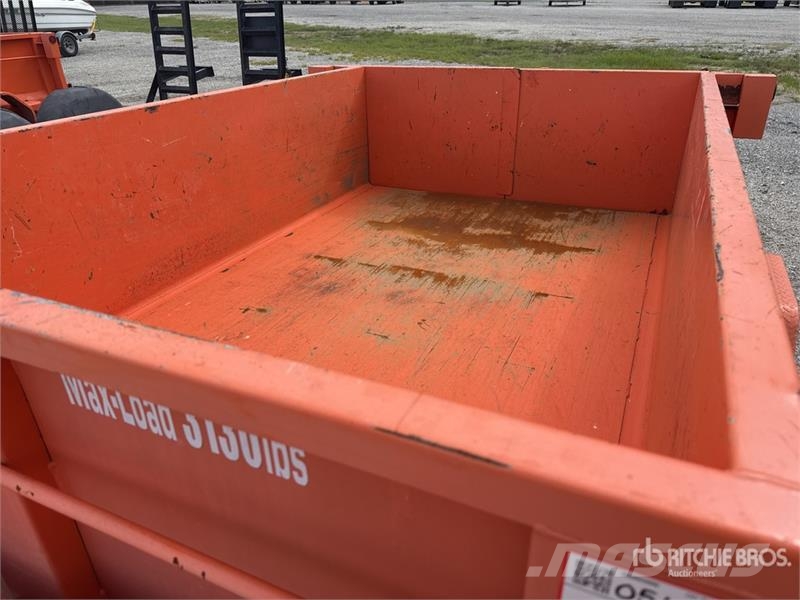 MMDI 7 ft S/A Dump Utility Trailer Bañera