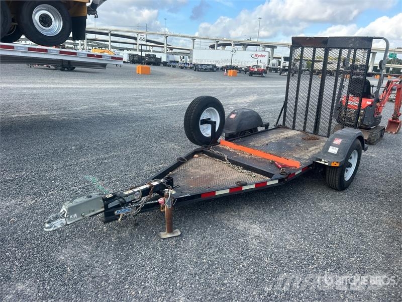 MMDI 7 ft S/A Equipment Trailer Reboques de transporte Auto