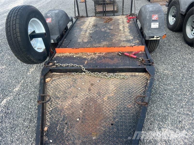 MMDI 7 ft S/A Equipment Trailer Reboques de transporte Auto