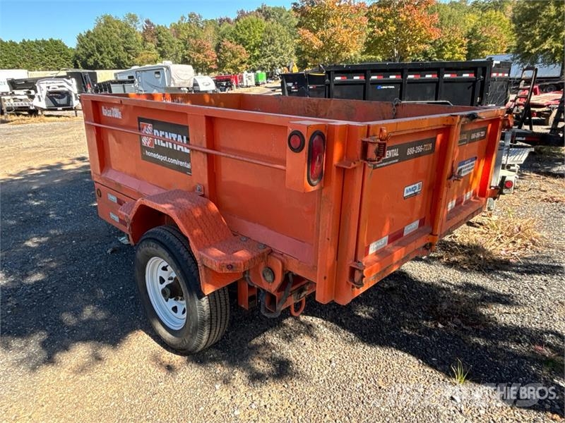 MMDI 8 ft S/A Dump Utility Trailer Pašizgāzējs