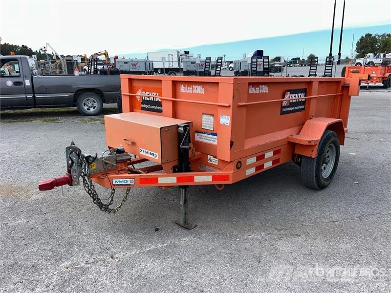 MMDI 8 ft S/A Dump Utility Trailer Remorque benne