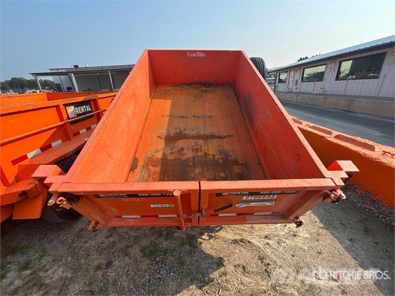 MMDI 8 ft S/A Dump Utility Trailer Bañeras