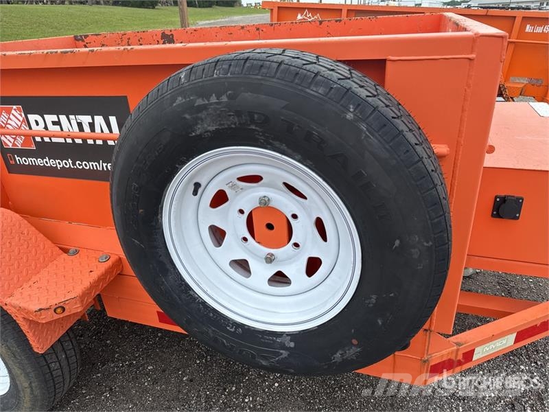 MMDI 8 ft S/A Dump Utility Trailer Bañera