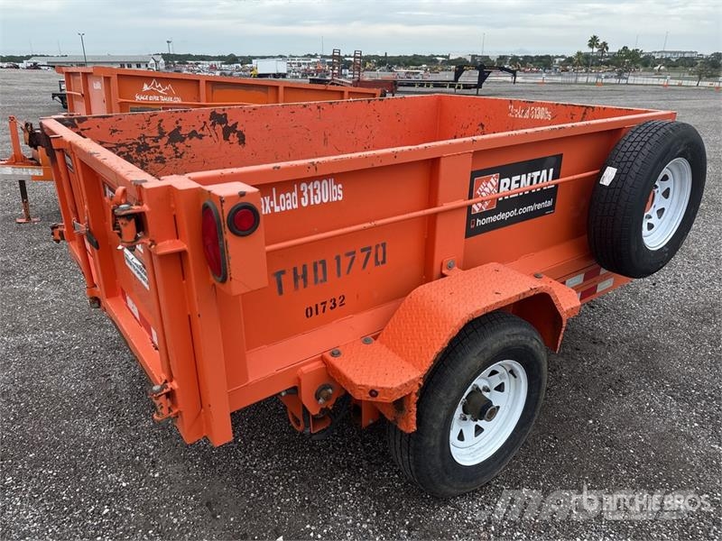 MMDI 8 ft S/A Dump Utility Trailer Bañera