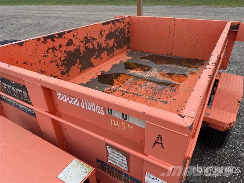 MMDI 8 ft S/A Dump Utility Trailer Bañera