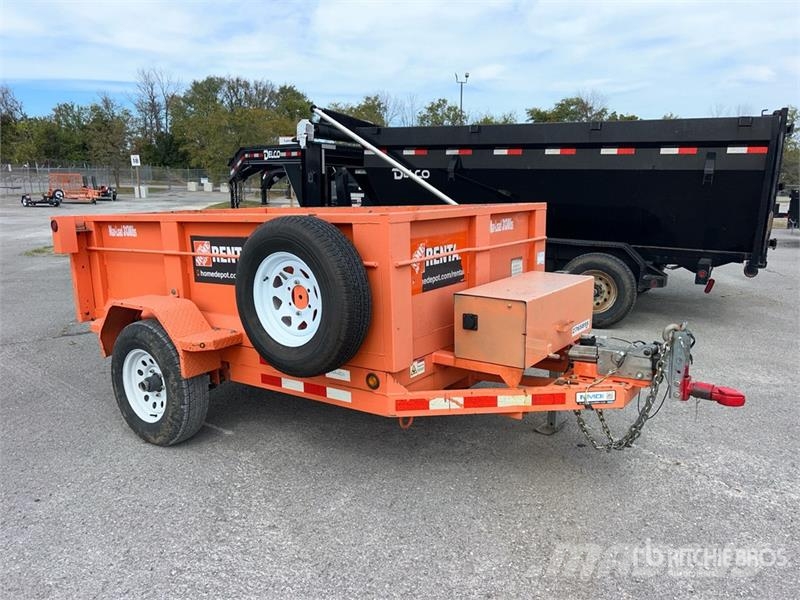 MMDI 8 ft S/A Dump Utility Trailer Remorque benne