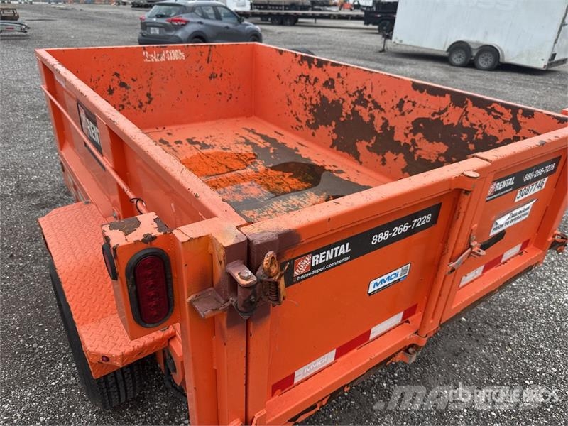 MMDI 8 ft S/A Dump Utility Trailer Bañera
