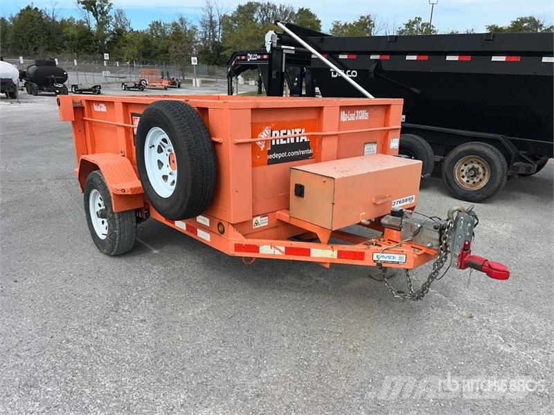 MMDI 8 ft S/A Dump Utility Trailer Remorque benne