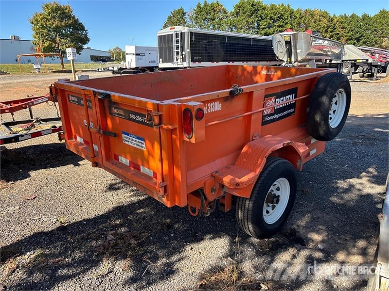 MMDI 8 ft S/A Dump Utility Trailer Pašizgāzējs