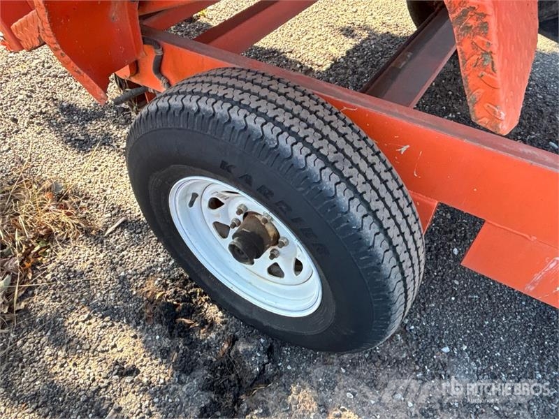 MMDI 8 ft S/A Dump Utility Trailer Pašizgāzējs