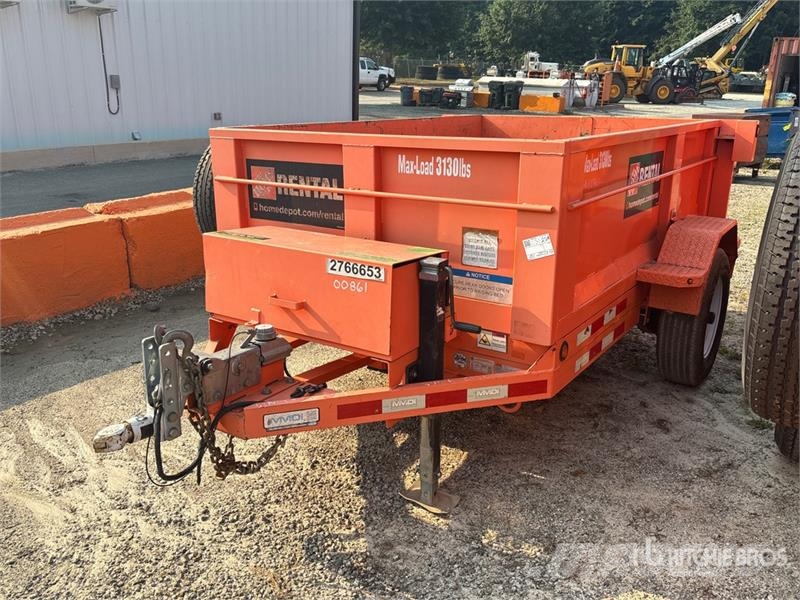 MMDI 8 ft S/A Dump Utility Trailer Bañeras