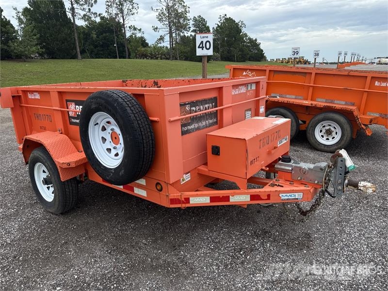 MMDI 8 ft S/A Dump Utility Trailer Bañera