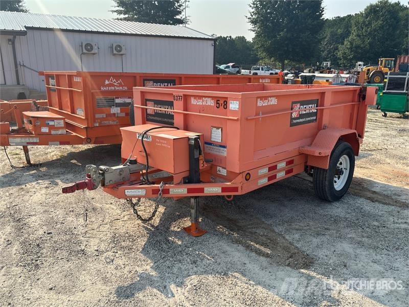 MMDI 8 ft S/A Dump Utility Trailer Bañeras