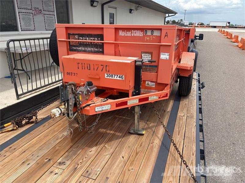 MMDI 8 ft S/A Dump Utility Trailer Bañera