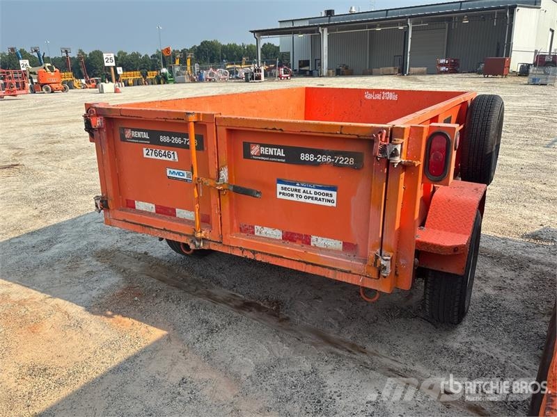 MMDI 8 ft S/A Dump Utility Trailer Bañeras