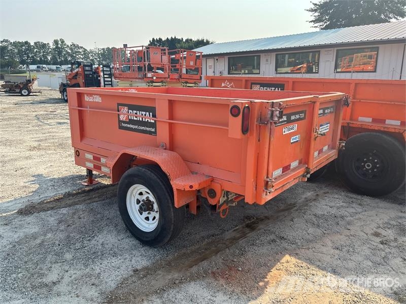MMDI 8 ft S/A Dump Utility Trailer Bañeras