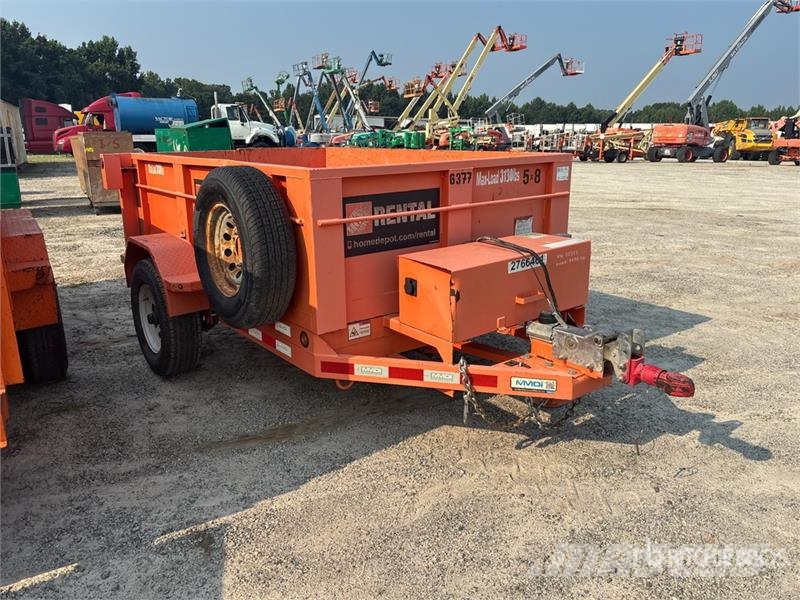 MMDI 8 ft S/A Dump Utility Trailer Bañeras