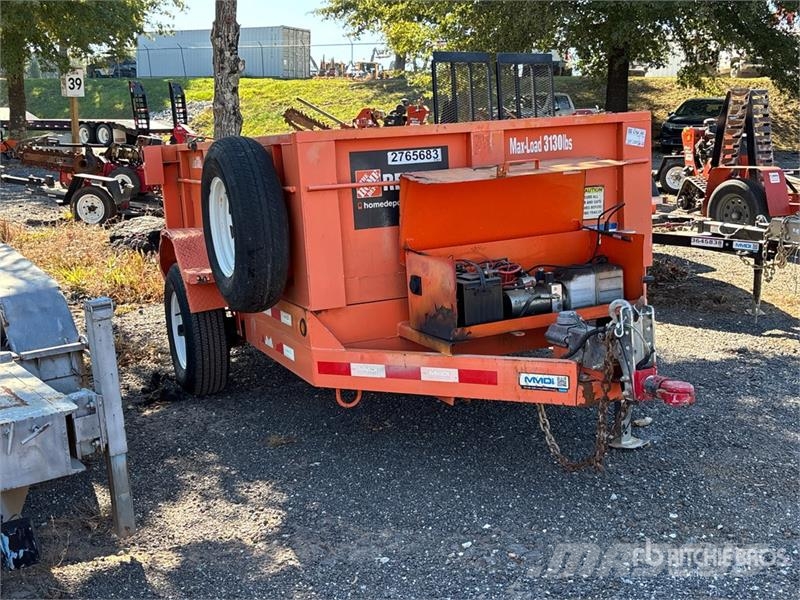 MMDI 8 ft S/A Dump Utility Trailer Pašizgāzējs