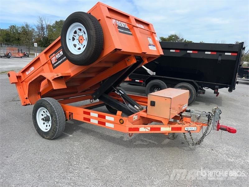 MMDI 8 ft S/A Dump Utility Trailer Remorque benne
