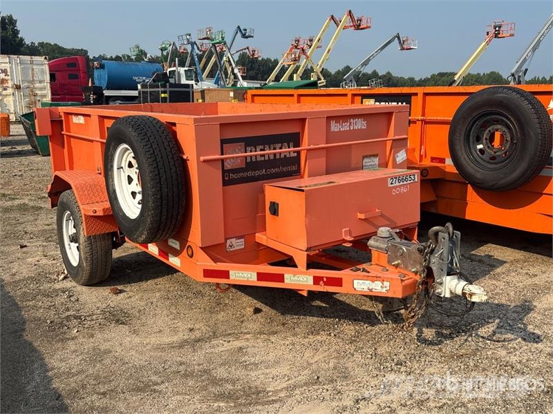 MMDI 8 ft S/A Dump Utility Trailer Bañeras