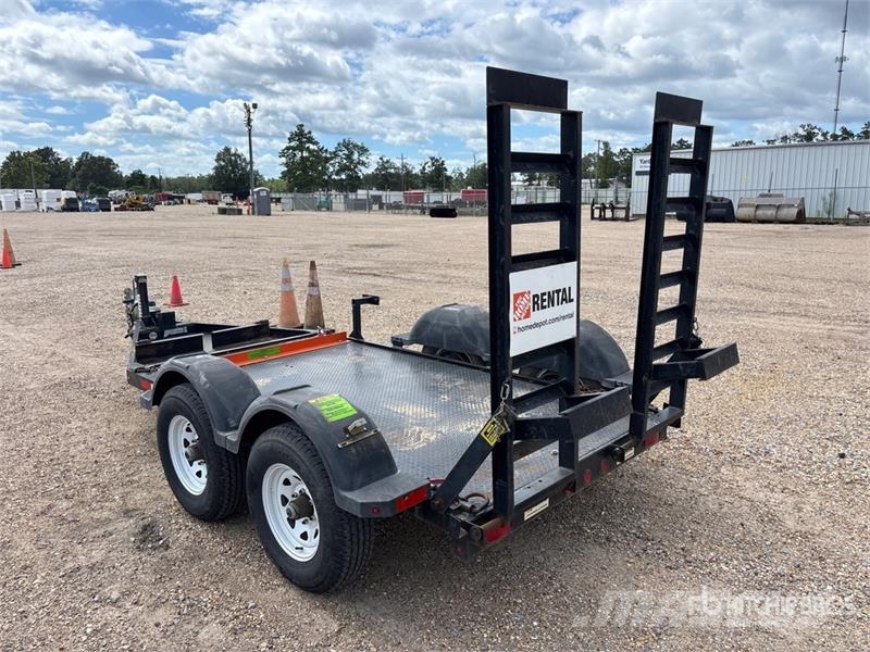 MMDI E510H 10 ft T/A Equipment Trailer Rimorchio per il trasporto di veicoli