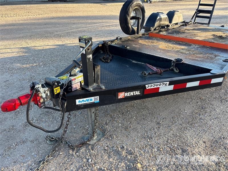 MMDI E614H 14 ft T/A Equipment Trailer Auto pārvadāšanas treileri