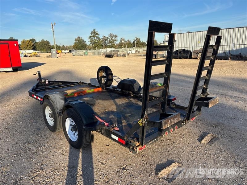 MMDI E614H 14 ft T/A Equipment Trailer Auto pārvadāšanas treileri