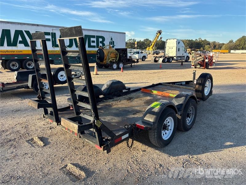 MMDI E614H 14 ft T/A Equipment Trailer Auto pārvadāšanas treileri