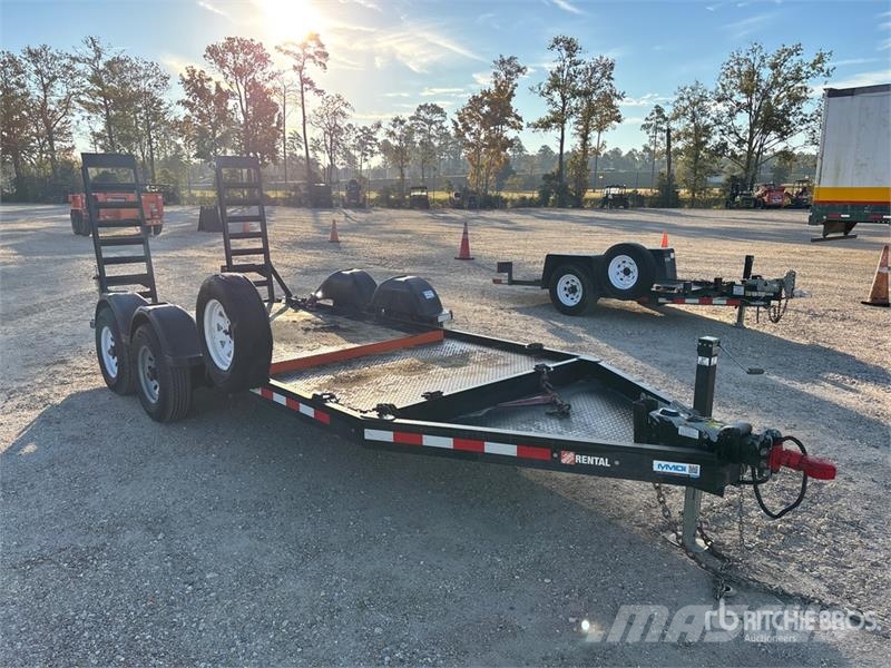 MMDI E614H 14 ft T/A Equipment Trailer Auto pārvadāšanas treileri