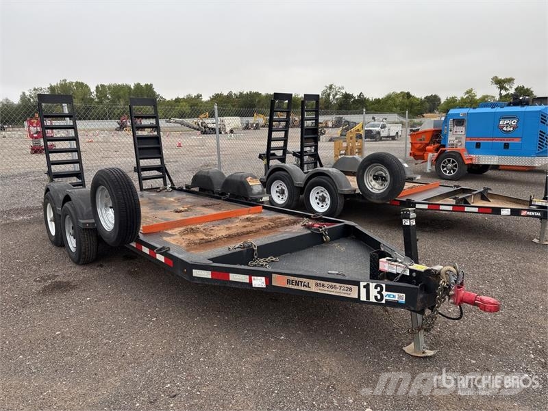 MMDI E614H 15 ft T/A Equipment Trailer Auto pārvadāšanas treileri