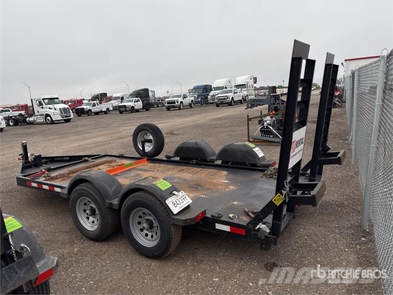 MMDI E614H 15 ft T/A Equipment Trailer Auto pārvadāšanas treileri