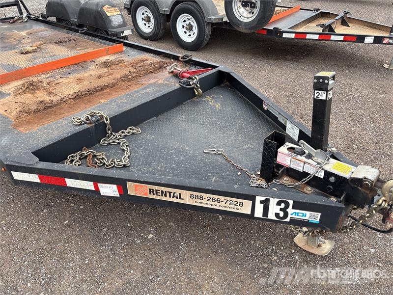 MMDI E614H 15 ft T/A Equipment Trailer Auto pārvadāšanas treileri