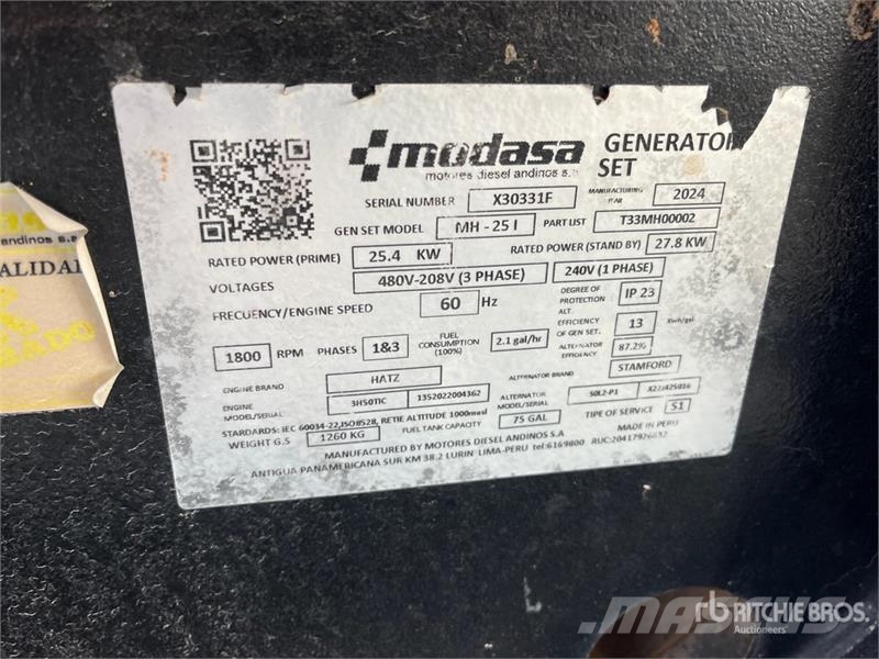Modasa MH-25I 25.4 kW Mobile Generator Set Diesel Generatoren