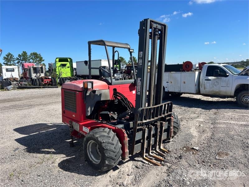 Moffet M55 5500 lb 3x3 Truck Mounted Forklift Medbringertruck