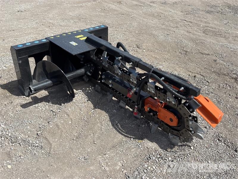 Mower King ECSSCT72 60 in Skid Steer Trencher (Unu Excavadoras de zanjas