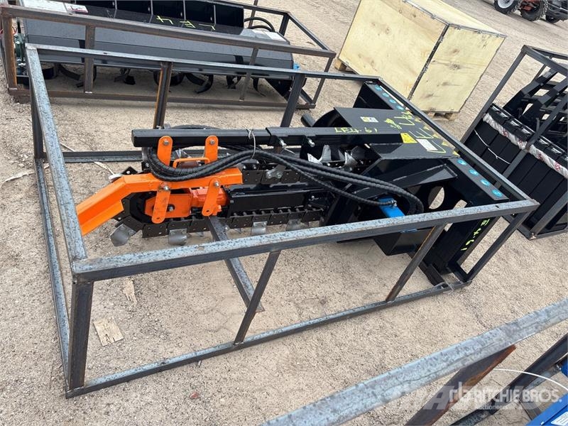 Mower King ECSSCT72 60 in Skid Steer Trencher (Unu Канавокопачі