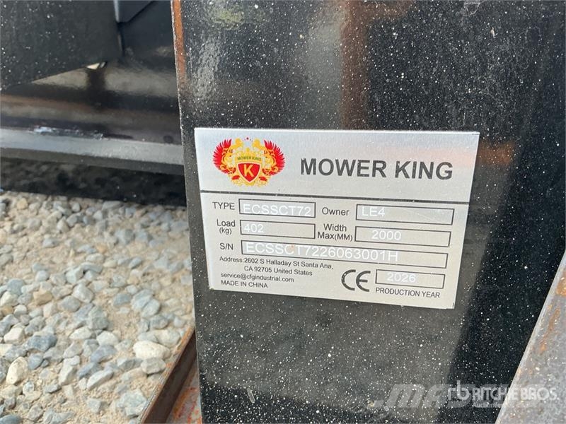 Mower King ECSSCT72 60 in Skid Steer Trencher (Unu Koparki łańcuchowe