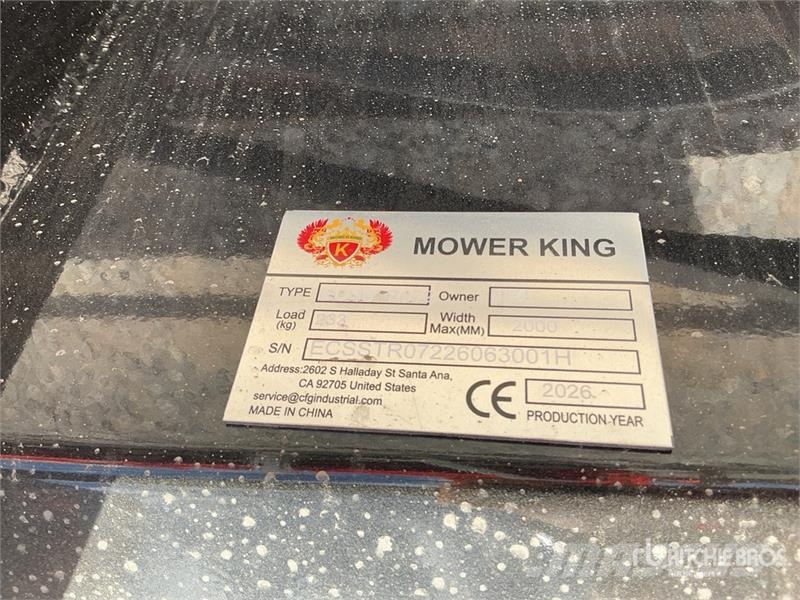  Mower King ECSSTR072 72 in Skid Steer Tiller (Unus الكاسحات وقلابات التربة ذات المحركات