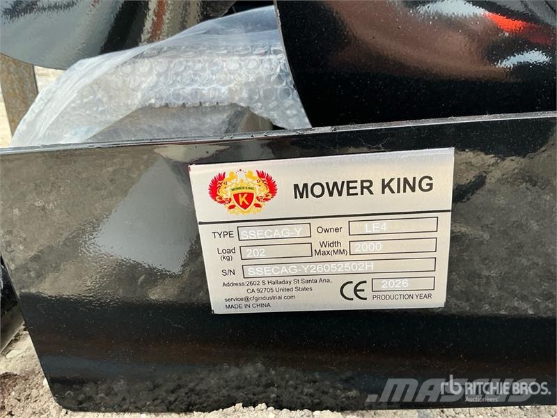Mower King SSECAG-Y Skid Steer Auger (Unused) Perforatrici