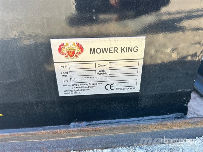 Mower King SSRC 72 in Skid Steer Brush Cutter (Unu Gezogene und selbstfahrende Mäher