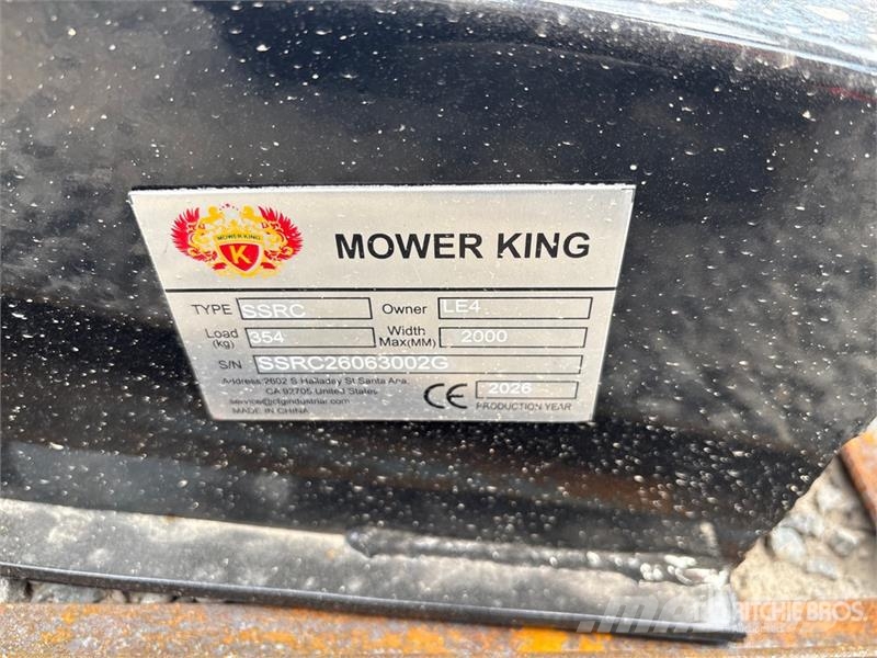 Mower King SSRC 72 in Skid Steer Brush Cutter (Unu Gezogene und selbstfahrende Mäher