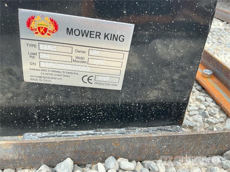  Mower King SSRC 72 in Skid Steer Brush Cutter (Unu Gezogene und selbstfahrende Mäher