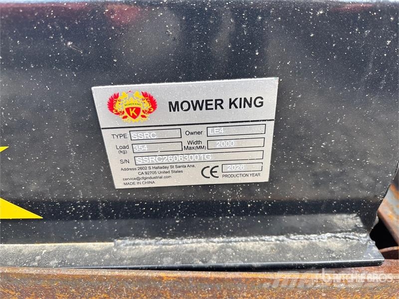 Mower King SSRC 72 in Skid Steer Brush Cutter (Unu Gezogene und selbstfahrende Mäher