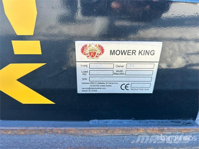 Mower King SSRC 72 in Skid Steer Brush Cutter (Unu Gezogene und selbstfahrende Mäher