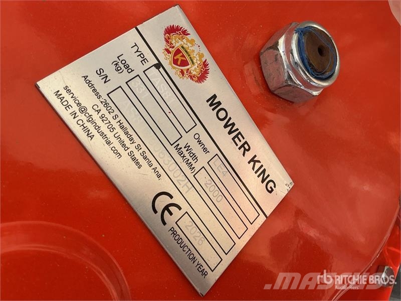  Mower King TAS-81 72 in 3-Point Rotary Tiller (Unu Rotorharver/ jordfresere